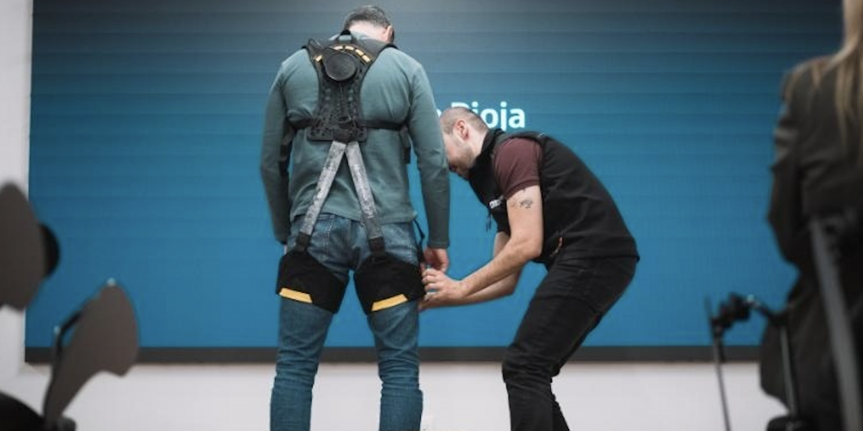Exoskeletons that take care of the backs of elderly caregivers
